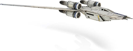 Jazwares Star Wars Micro Galaxy Squadron U-Wing Starfighter - 12-Inch Vehicle with Foldout Wings, Troop Bay, Sniper Gun, and Three 1-Inch Micro Figure Accessories