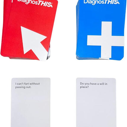 DiagnosThis – Hilarious Hypochondriac Party Game for Adults | 300 Diagnosis & 100 Symptom Cards for Medical Nerds, Hypochondriacs & Game Nights