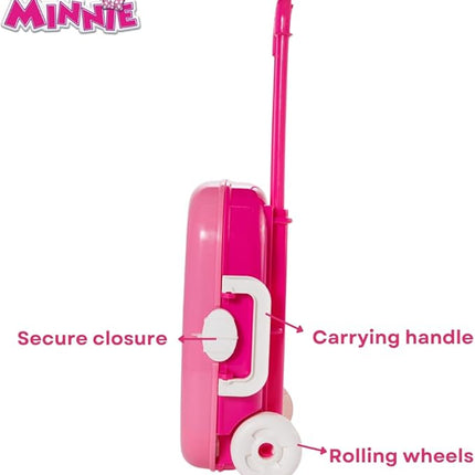 Innovative Designs Disney Minnie Mouse Color and Roll Activity Set with Carrying Case, Stickers, & Art Supplies