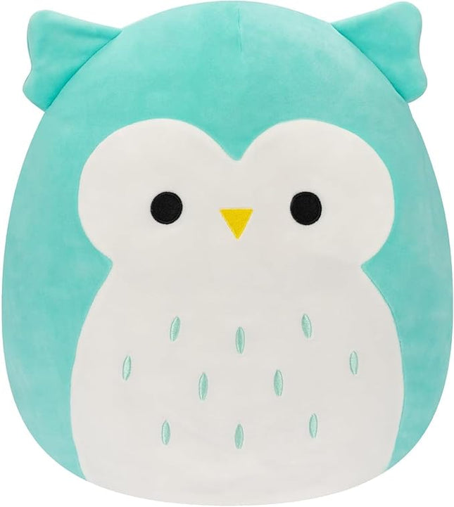Squishmallows Original 14-Inch Winston Teal Owl - Large Ultrasoft Official Jazwares Plush