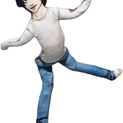 Light Yagami Plush Pillow Light Yagami Figure Soft Stuffed Funny Abstract Plush Throw Pillow Twistable L Smile Plush Cushion Sofa Decoration