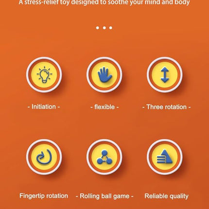 Puzzle Sport Ball Toys - 3D Brain Teasers and Puzzle Games for Kids and Adults, Travel Games for Ages 3+, Intelligence 2.5" Small Puzzles Magic Bead, Hand Sport, Adult Relieve Stress, Gifts for Boys