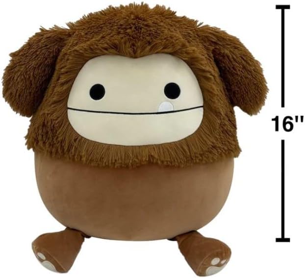 Squishmallows Official 16 inch Benny The Brown Bigfoot - Child's Ultra Soft Stuffed Plush Toy