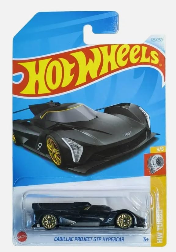 Hot Wheels Cadillac Project GTP Hypercar HW Turbo 3/5 New for 2024, 1:64 Scale