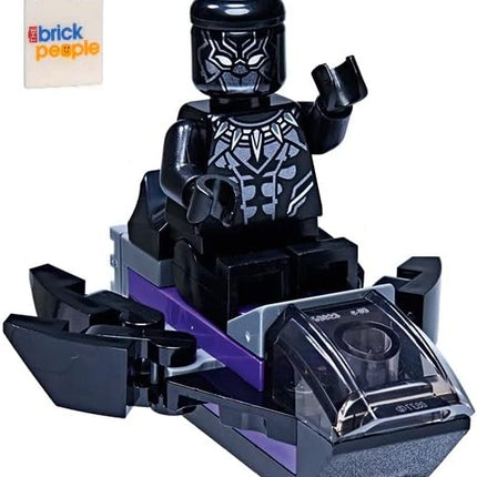 LEGO Marvel Superheroes: Black Panther Minifigure with Royal Talon Fighter and Black Cape