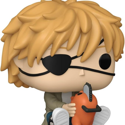 Funko Pop! Animation: Chainsaw Man - Denji with Pochita - Collectable Vinyl Figure - Gift Idea - Official Merchandise - Toys for Kids & Adults - Anime Fans - Model Figure for Collectors