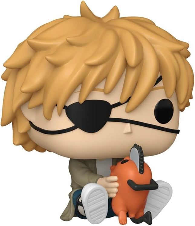 Funko Pop! Animation: Chainsaw Man - Denji with Pochita - Collectable Vinyl Figure - Gift Idea - Official Merchandise - Toys for Kids & Adults - Anime Fans - Model Figure for Collectors