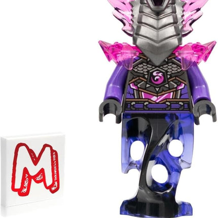 LEGO NINJAGO Crystalized Minifigure - General Aspheera with Translucent Weapon