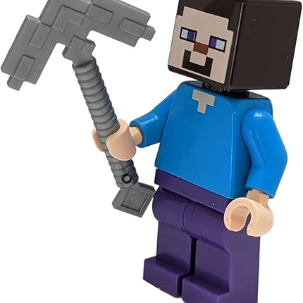 LEGO Minecraft: Steve Minifigure with Pickaxe