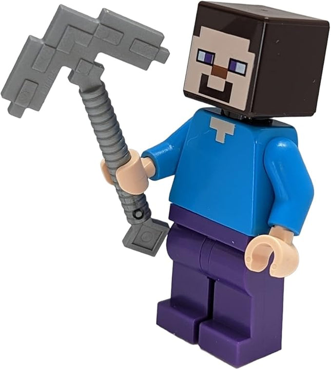LEGO Minecraft: Steve Minifigure with Pickaxe