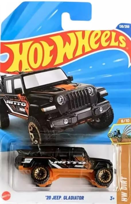 Hot Wheels '20 Jeep Gladiator [Black], HW Dirt 6/10, 130/250