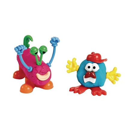 Colorations - BUILDME Creative Creatures Dough Builders (Includes 260 pieces) - Dough & Molding Clay Accessories for Kids - Screen-Free Play Time - Builds Animals & Characters