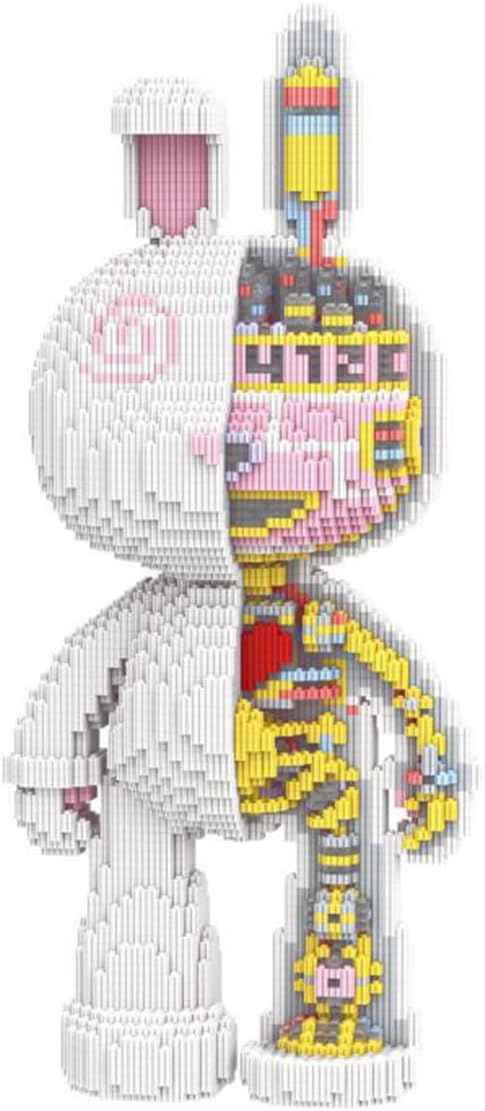 DAHONPA Animal Mechanical Rabbit Micro Building Blocks Set with Drawer（8000PCS）, Personalized Decoration, Gift for Adults and Kids