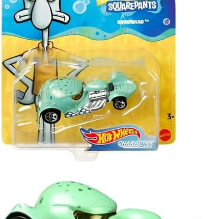 Underwater Wheels Spongebob Character Squarepants 6-Pack Car Bundle + Spongebob Yellow Bubble Van / Patrick Star / Squidward / Mr. Krabs / Plankton / Sandy Cheeks Racer Die-Cast 6 Items Bundle
