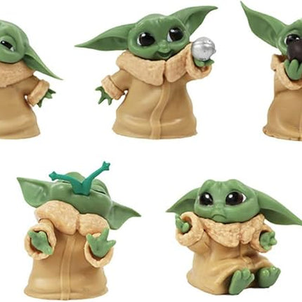 ZKTSRY 5-Pack Baby Yoda Gifts - 2.2-Inch Anime Action Figure Model, Action Figures Suitable for Movie Fans of All Ages