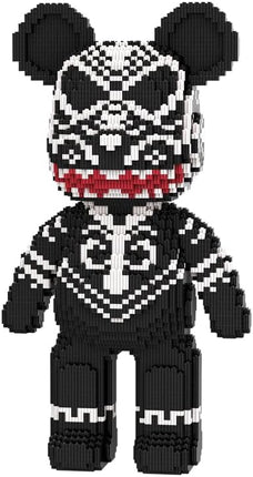 DAHONPA Black Bear Micro Building Blocks Set (7220 Pieces) Gift for Adults and Kids