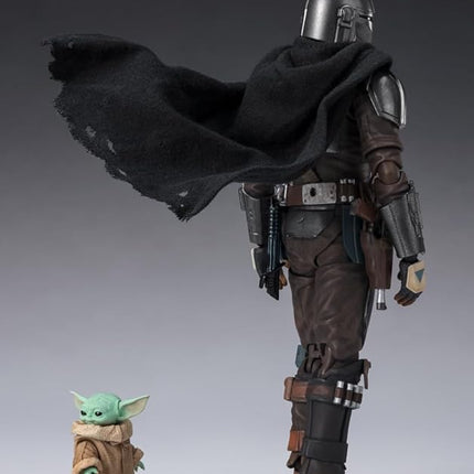 S.H. Figuarts Star Wars The Mandalorian & Grogoo Approx. 5.9 inches (150 mm), ABS & PVC & Fabric, Pre-painted Action Figure