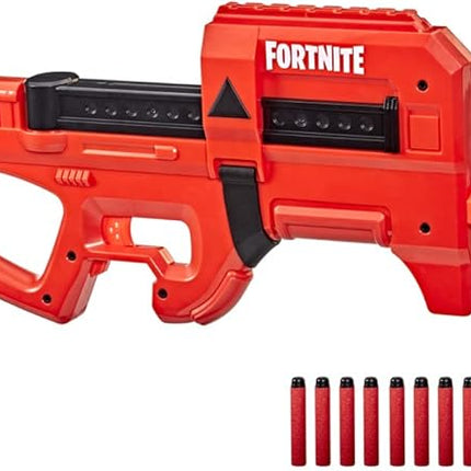 Nerf Fortnite Compact SMG Motorized Dart Blaster Age 8+, Ultra Red Wrap, 8-Dart Internal Clip, Includes 8 Nerf Elite Foam Darts