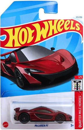 Hot Wheels McLaren P1 Quarter Mile Heroes 1/5 Red Die-cast Car