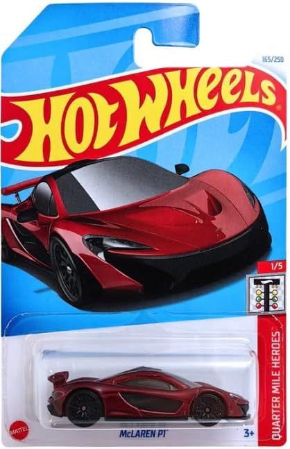 Hot Wheels McLaren P1 Quarter Mile Heroes 1/5 Red Die-cast Car