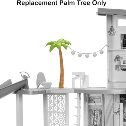 Replacement Part for Barbie Doll Dreamhouse Dollhouse Playset HMX10 - Replacement 2 Piece Palm Tree