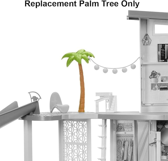 Replacement Part for Barbie Doll Dreamhouse Dollhouse Playset HMX10 - Replacement 2 Piece Palm Tree