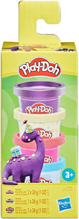 Hasbro Play-Doh Dino Mini Color 4-Pack of Modeling Compound with Glitter and Metallic Colors, 1-Ounce Cans, Non-Toxic
