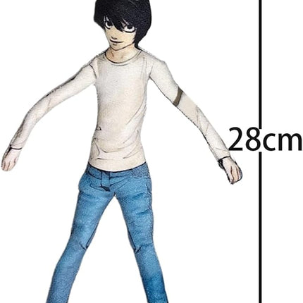 Light Yagami Plush Pillow Light Yagami Figure Soft Stuffed Funny Abstract Plush Throw Pillow Twistable L Smile Plush Cushion Sofa Decoration