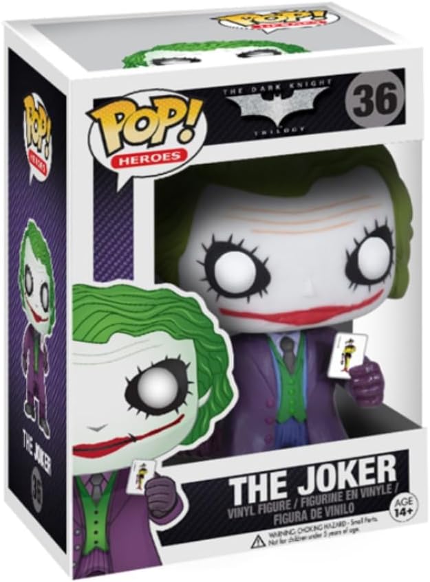 Funko POP Heroes : Dark Knight Movie The Joker Vinyl Figure