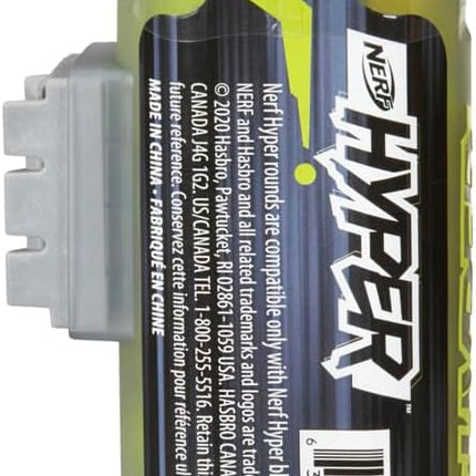 Nerf Hyper 50 Round Refill Canister, Includes 50 Hyper Rounds and Reload Canister, Attaches to Hyper Blasters, Gifts for Teens