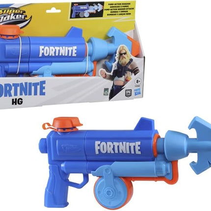 Nerf Super Soaker Fortnite HG Water Blaster - Pump-Action Soakage for Outdoor Summer Water Games - for Teens, Adults