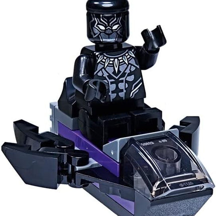 LEGO Marvel Superheroes: Black Panther Minifigure with Royal Talon Fighter and Black Cape