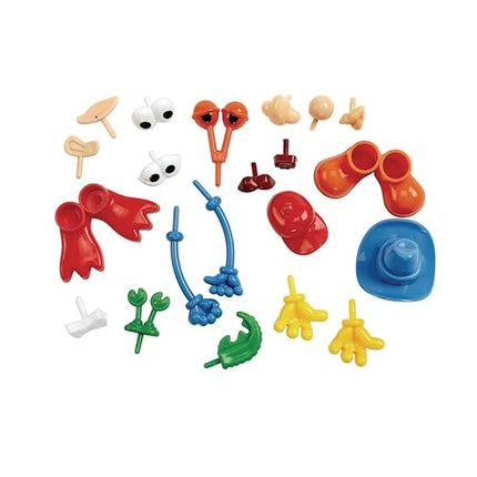 Colorations - BUILDME Creative Creatures Dough Builders (Includes 260 pieces) - Dough & Molding Clay Accessories for Kids - Screen-Free Play Time - Builds Animals & Characters