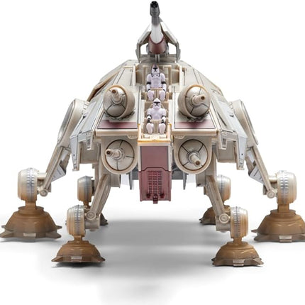 Star Wars Micro Galaxy Squadron at-TE - 9-inch Six-Legged Vehicle with 2.5-Inch Speeder and Five 1-Inch Micro Figure Accessories