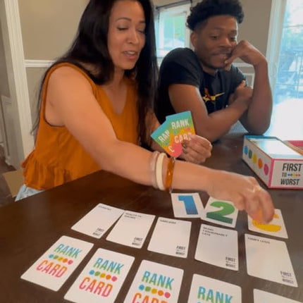 Party Game - The Card Game About How Your Friends and Family Rank Things - for Kids, Tweens, Teens, College Students, Adults, Families, Groups and Fun Parties with Polarizing Priorities