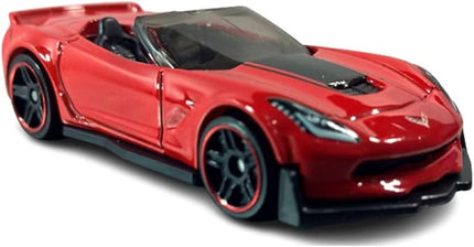Hot Wheels Corvette C7 Z06 Convertible, HW Roadsters 4/10 Red