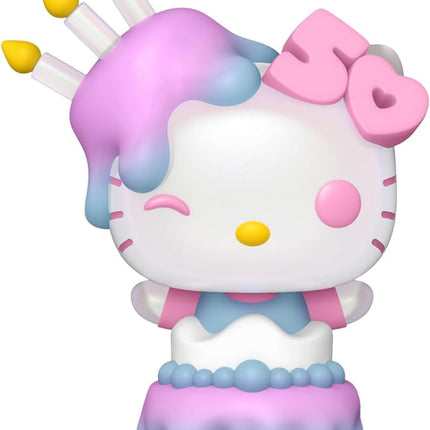 Funko POP! Sanrio: Hello Kitty 50th - Hello Kitty in Cake - Collectable Vinyl Figure - Gift Idea - Official Merchandise - for Kids & Adults - Anime Fans - Model Figure for Collectors and Display