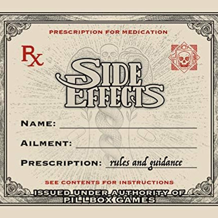 Pillbox Games Side Effects: Unleash The Fun & Chaos Using Therapy & Medication in This Hit Card Game for 2 to 8 Players