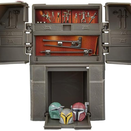 STAR WARS The Vintage Collection The Armorer’s Forge, The Mandalorian 3.75 Inch Collectible Playset with Action Figure