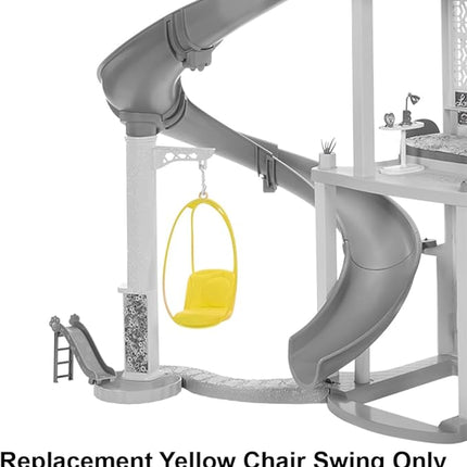 Replacement Part for Barbie Doll Dreamhouse Doll House Playset HMX10 - Replacement Yellow Chair Swing