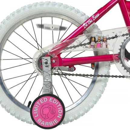 Dynacraft Barbie 12-18 Inch Girls BMX Bike for Age 3-9 Years - Fun and Stylish Design, Sturdy and Durable, Perfect for Kids Learning to Ride, Easy to Assemble, Ideal for Young Riders