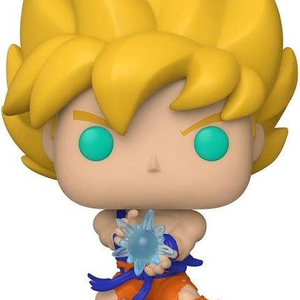 Funko Pop Animation: Dragon Ball Z - SS Goku with Kamehameha Wave Multicolor, 3.75 Inches - Collectable Vinyl Figure - Gift Idea - Official Merchandise - Toys for Kids & Adults - Anime Fans