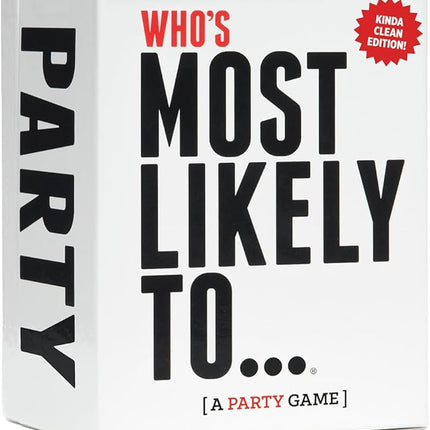 DSS Games Who's Most Likely to... Kinda Clean Family Edition [A Party Game] | Game Night, Big Groups, Halloween