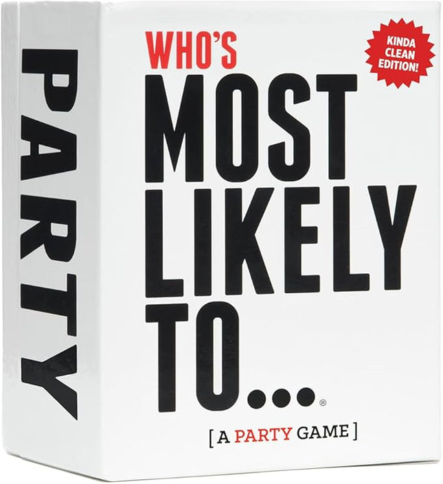 DSS Games Who's Most Likely to... Kinda Clean Family Edition [A Party Game] | Game Night, Big Groups, Halloween
