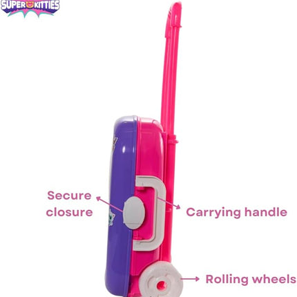 Disney Junior Super Kitties Color and Roll Activity Set with Carrying Case, Stickers, & Art Supplies