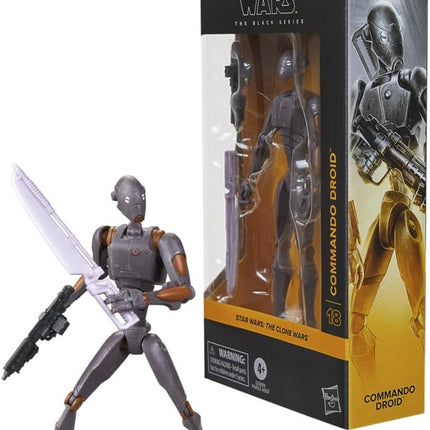 STAR WARS The Black Series Commando Droid, The Clone Wars Premium Collectible 6 Inch Action Figure