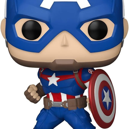 Funko Pop Marvel - Captain America - Marvel Comics - Collectable Vinyl Figure - Gift Idea - Official Merchandise - Toys for Kids & Adults - Superheroes Fans - Model Figure for Collectors and Display