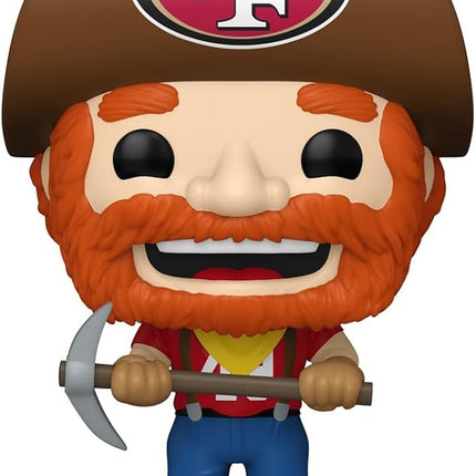 Funko Pop! NFL Mascots: 49ers - Sourdough Sam - NHL Mascots and Marks - Collectable Vinyl Figure - Gift Idea - Official Merchandise - Toys for Kids & Adults - Sports Fans