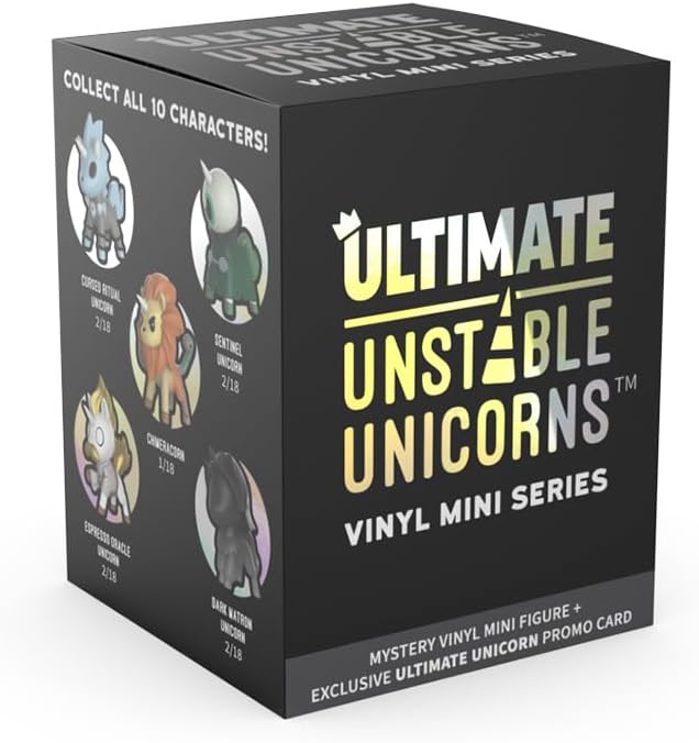 Unstable Games Unstable Unicorns Ultimate Vinyl Figure Mystery Box - Includes Special Promo Card!