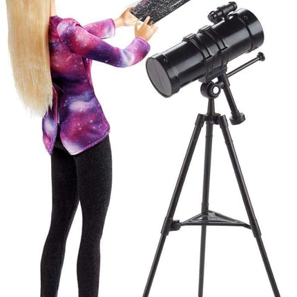BarbieAstrophysicist Doll, Blonde with Telescope and Star Map, Inspired by National Geographic